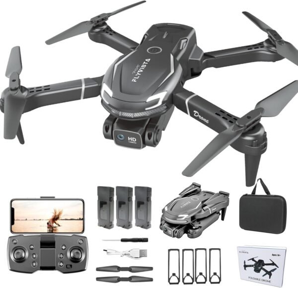 Mini dron genial con cámara para niños, adultos principiantes