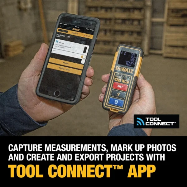Dewalt Herramienta de medición láser con Bluetooth Dw099S